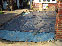 Thumbnail of the process of a block paved front drive with an added flower bed feature.